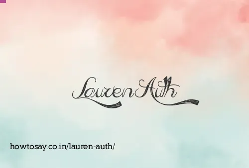 Lauren Auth