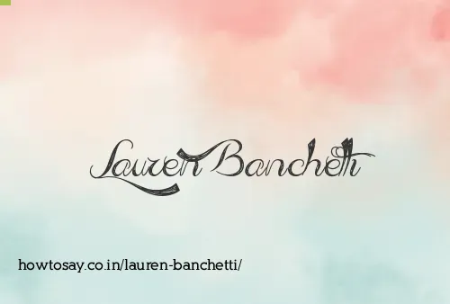 Lauren Banchetti