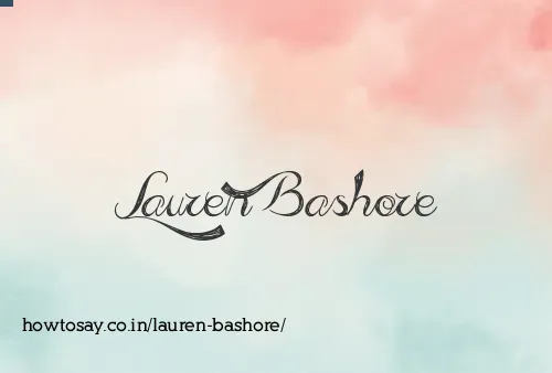 Lauren Bashore