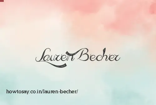 Lauren Becher