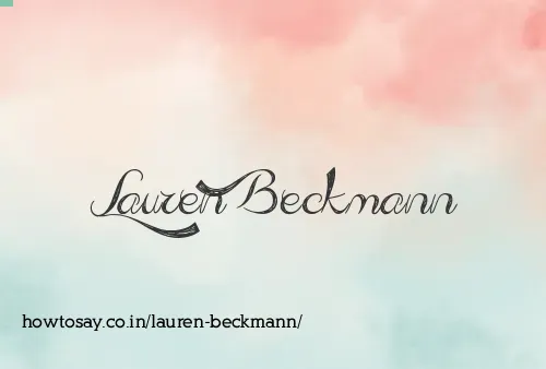 Lauren Beckmann