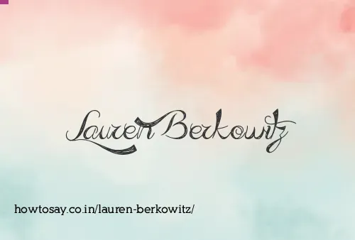 Lauren Berkowitz