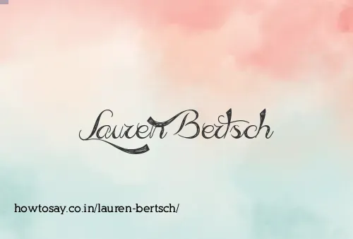 Lauren Bertsch