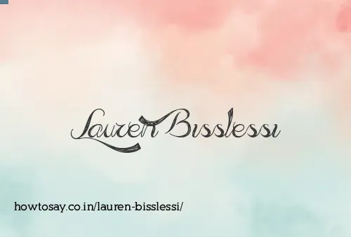 Lauren Bisslessi