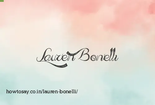 Lauren Bonelli