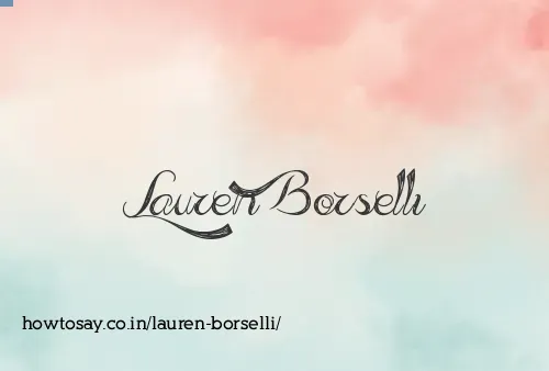 Lauren Borselli