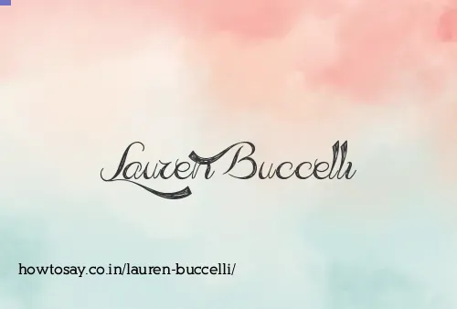 Lauren Buccelli