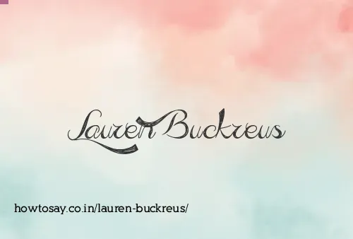 Lauren Buckreus