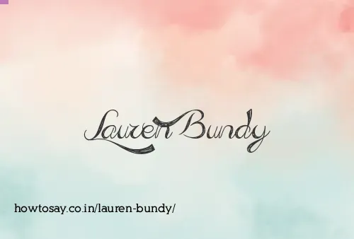 Lauren Bundy