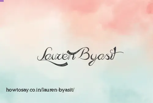 Lauren Byasit