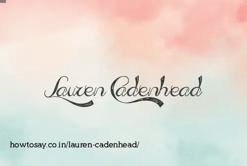 Lauren Cadenhead
