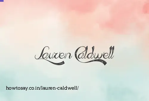 Lauren Caldwell