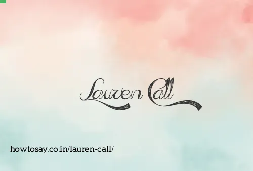 Lauren Call