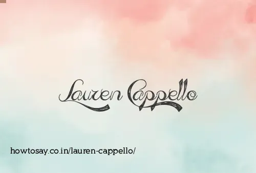 Lauren Cappello