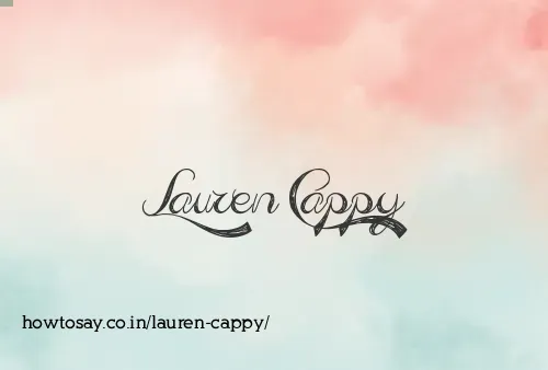 Lauren Cappy