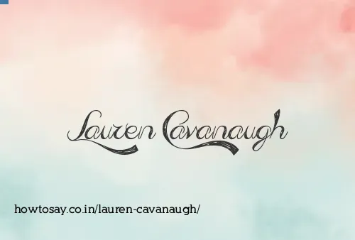 Lauren Cavanaugh
