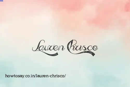 Lauren Chrisco