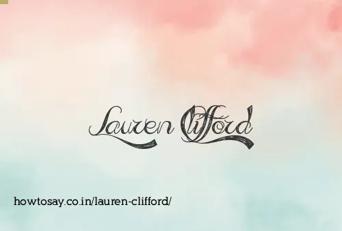 Lauren Clifford