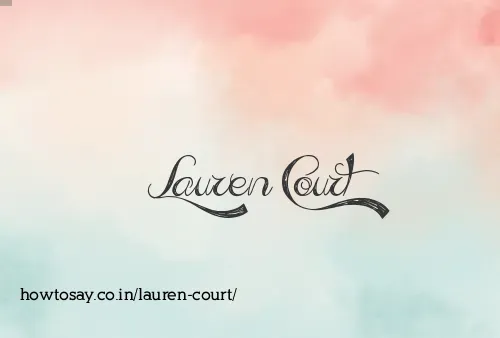 Lauren Court
