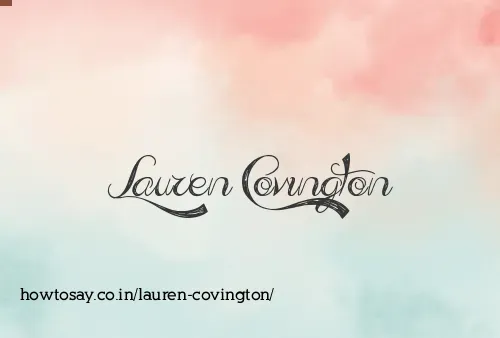 Lauren Covington