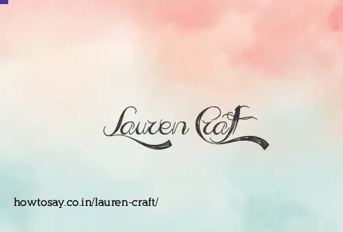 Lauren Craft