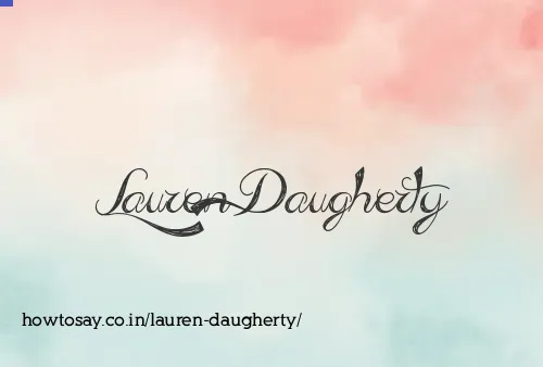 Lauren Daugherty