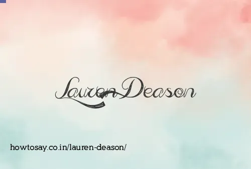 Lauren Deason