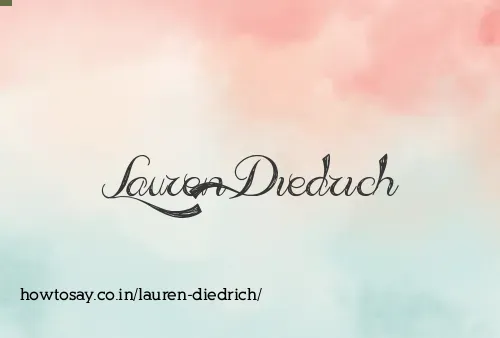 Lauren Diedrich