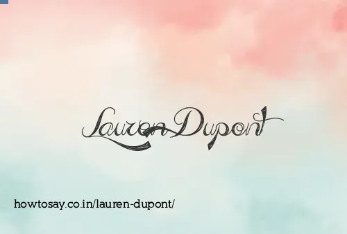 Lauren Dupont