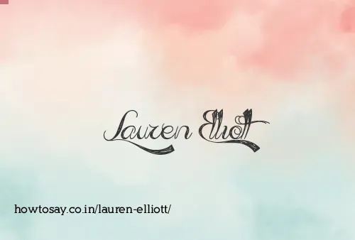 Lauren Elliott