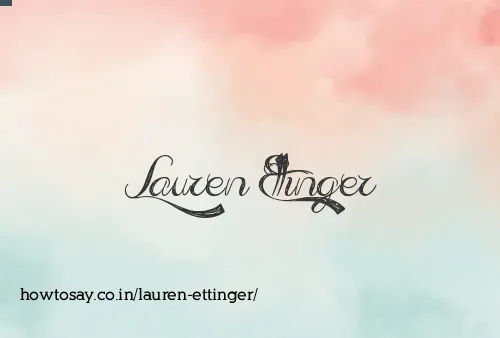 Lauren Ettinger