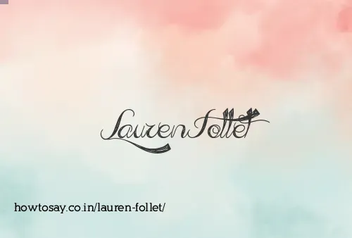 Lauren Follet