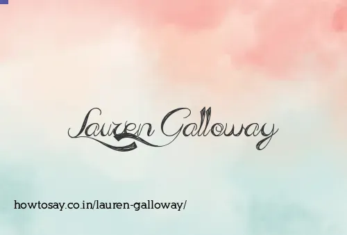 Lauren Galloway