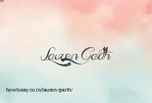 Lauren Garth
