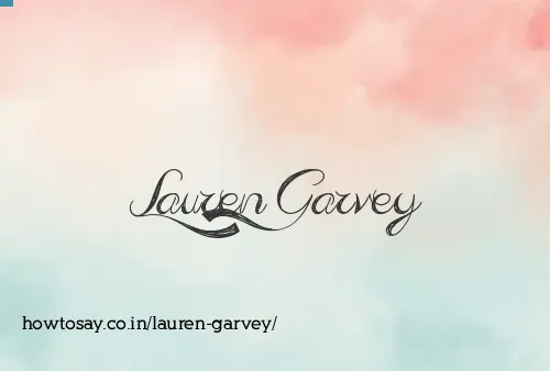 Lauren Garvey