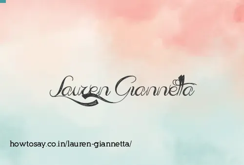 Lauren Giannetta