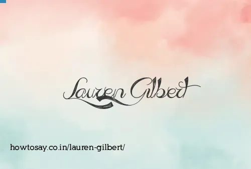 Lauren Gilbert