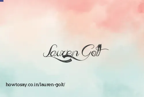 Lauren Golt