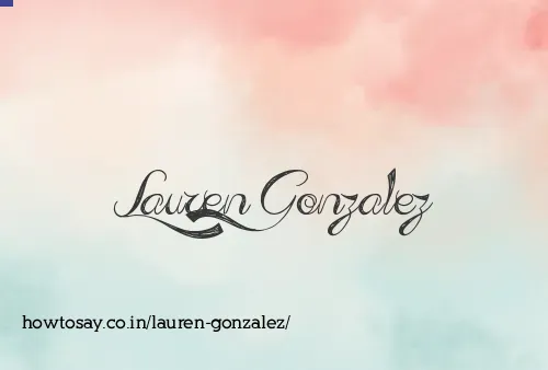 Lauren Gonzalez