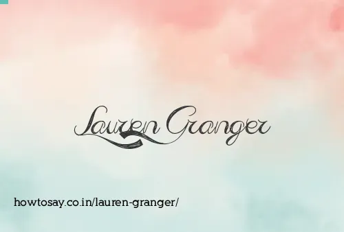 Lauren Granger