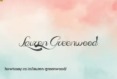 Lauren Greenwood