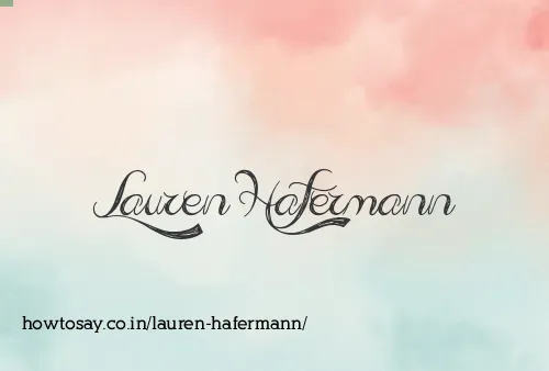Lauren Hafermann