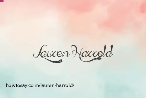 Lauren Harrold