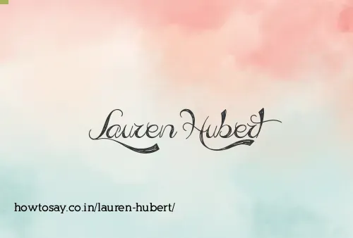 Lauren Hubert