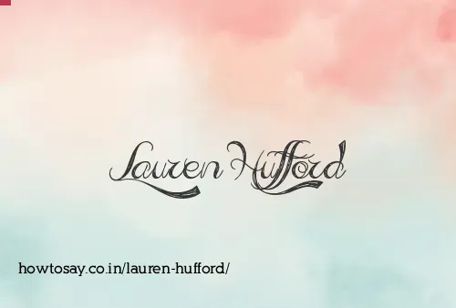 Lauren Hufford