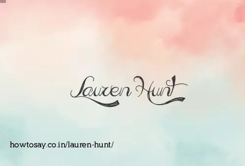 Lauren Hunt