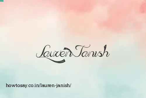 Lauren Janish