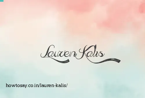 Lauren Kalis