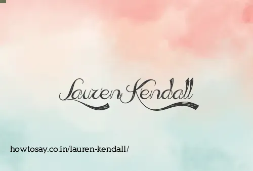 Lauren Kendall