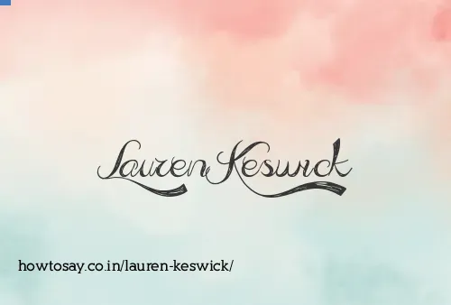 Lauren Keswick